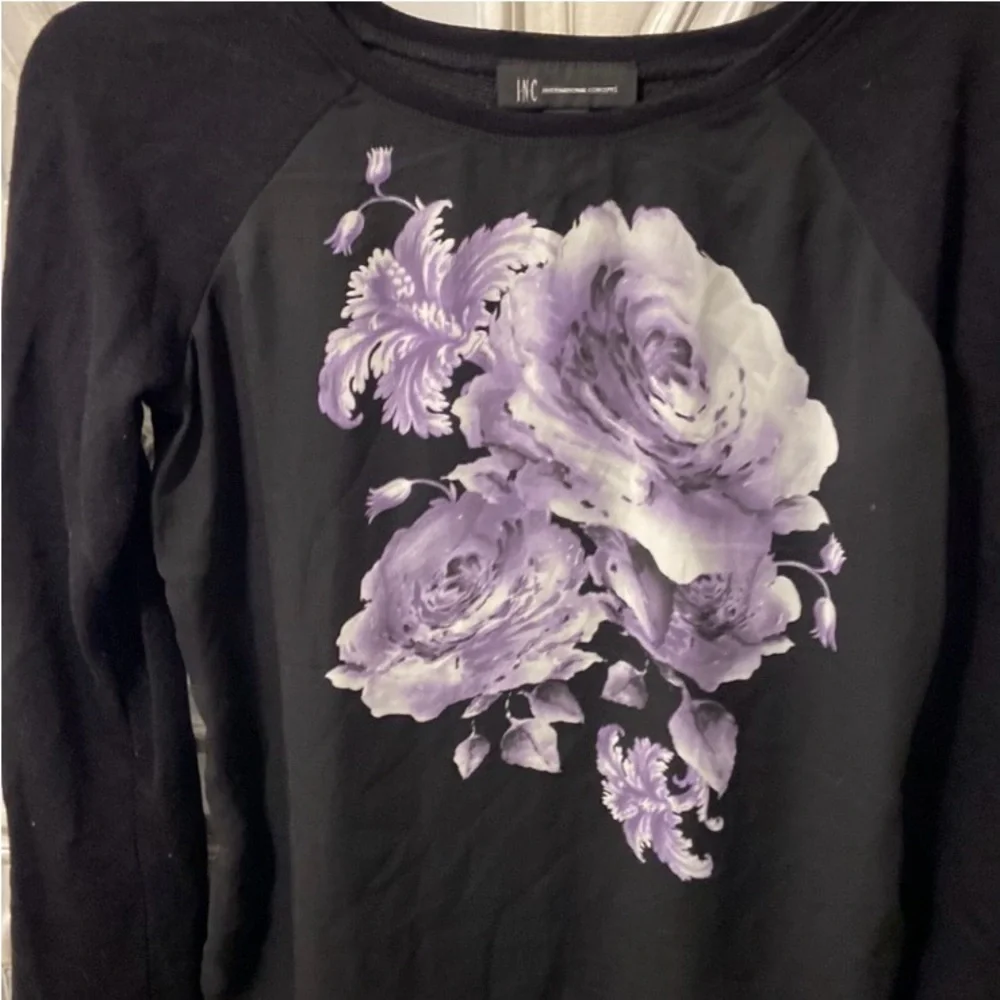 Romantic Purple flower sweatshirt